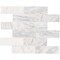 Ackland Terra Bella Subway 12 in. x 12 in. Honed Marble Mosaic Floor and Wall Tile, 10PK AKM-S-TEBE2X6SWH-CA - alternate 2